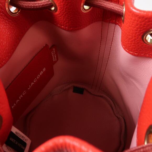 💎✨BEAUTIFUL✨💎Authentic MARC JACOBS Bucket Bag 2-Way Shoulder Bag Red - Picture 10 of 15
